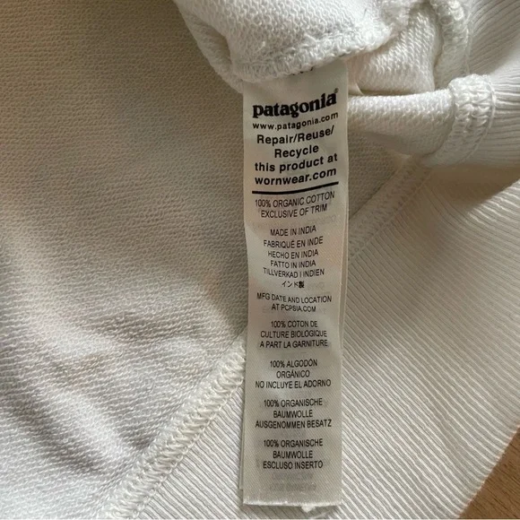 NWOT Patagonia Alpine Icon Regenerative Organic Certified Cotton Crew Sweatshirt - Picture 9 of 14